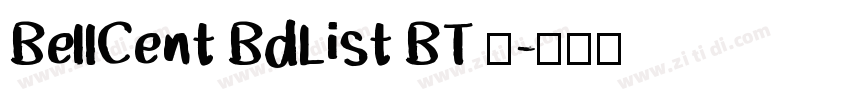 BelICent BdList BT 常字体转换